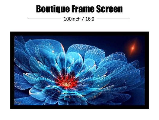 좋은 가격 실내 단거리 고정 LCD 프로젝터 화면 4K 울트라 HD 100인치 영화관용 온라인으로